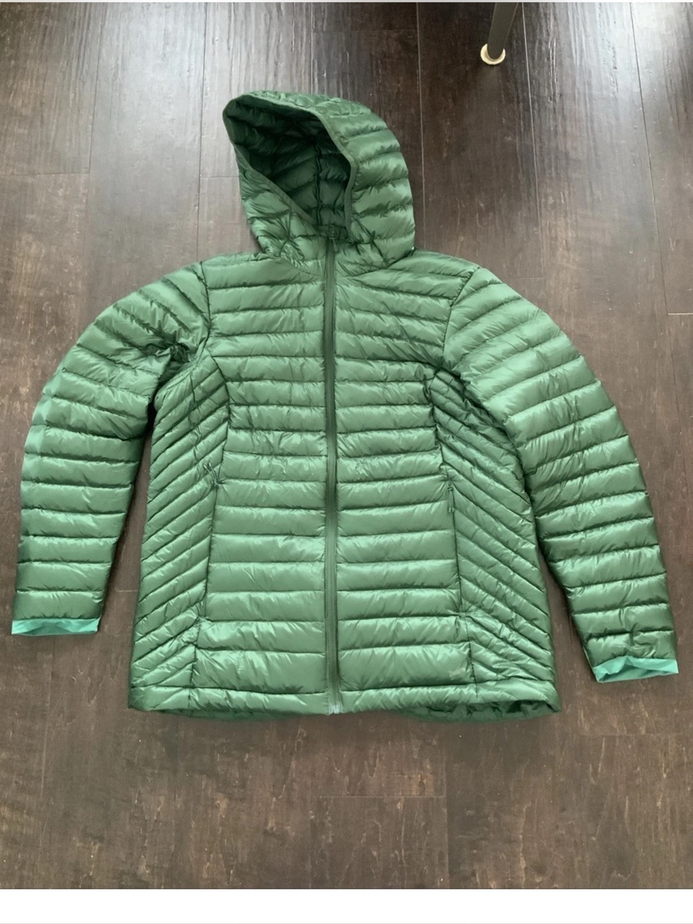 Duluth Trading Jacket Green Puffer Ultra Light Pertex Quantum Women’s XL